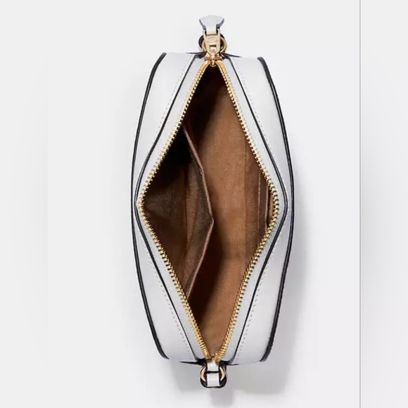 COACH Mini Camera Bag In Signature Coated Canvas With Plaid Print NWT - Picture 5 of 7